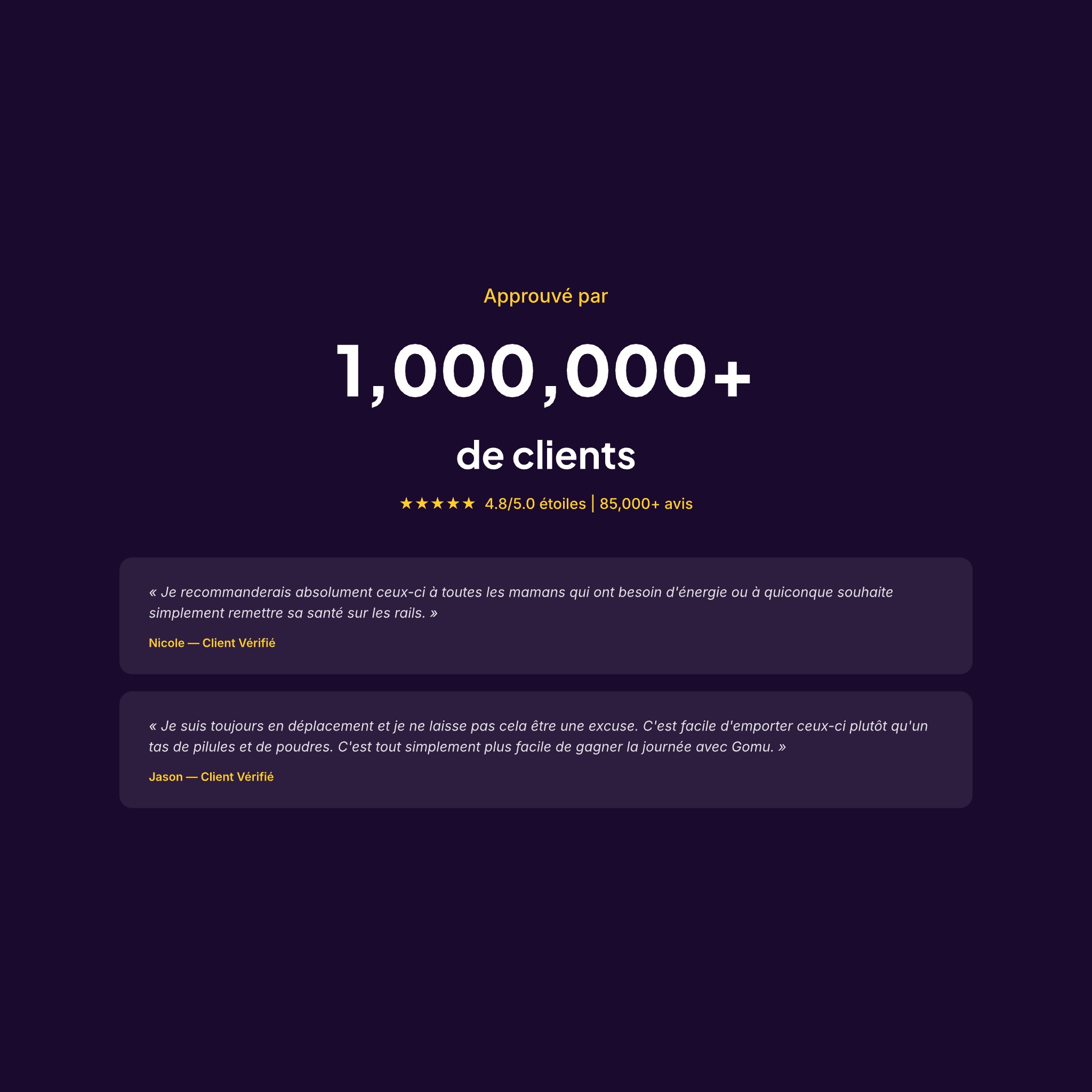 30 secondes le matin. C’est fait.